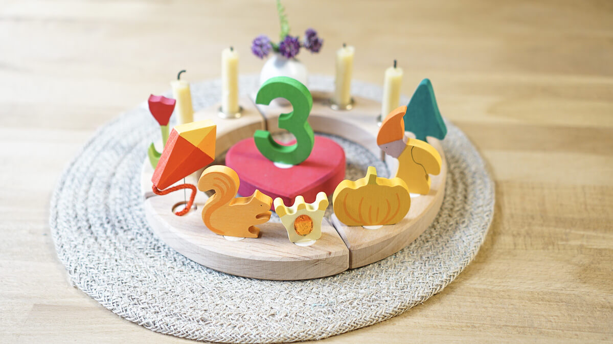 Geburtstagsring Grimms 3006 Herbst Winter Halloween Jahreszeitentisch-1