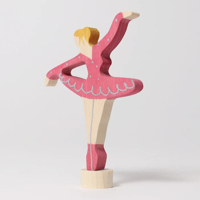 Steckfigur Ballerina Rubinrot
