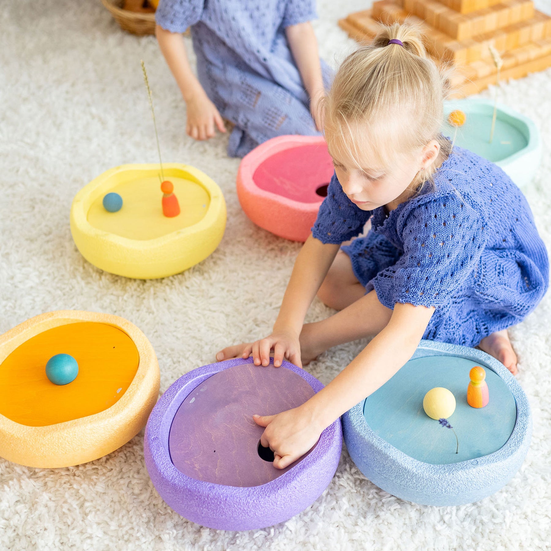 3 Kullerscheiben Cool Pastell