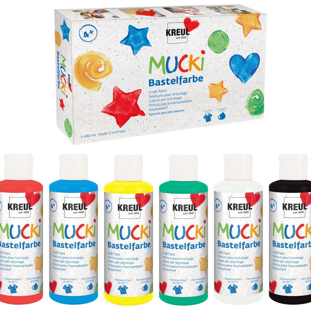 3014 Kreul Bastelfarbe Mucki ab 4 Jahren Set