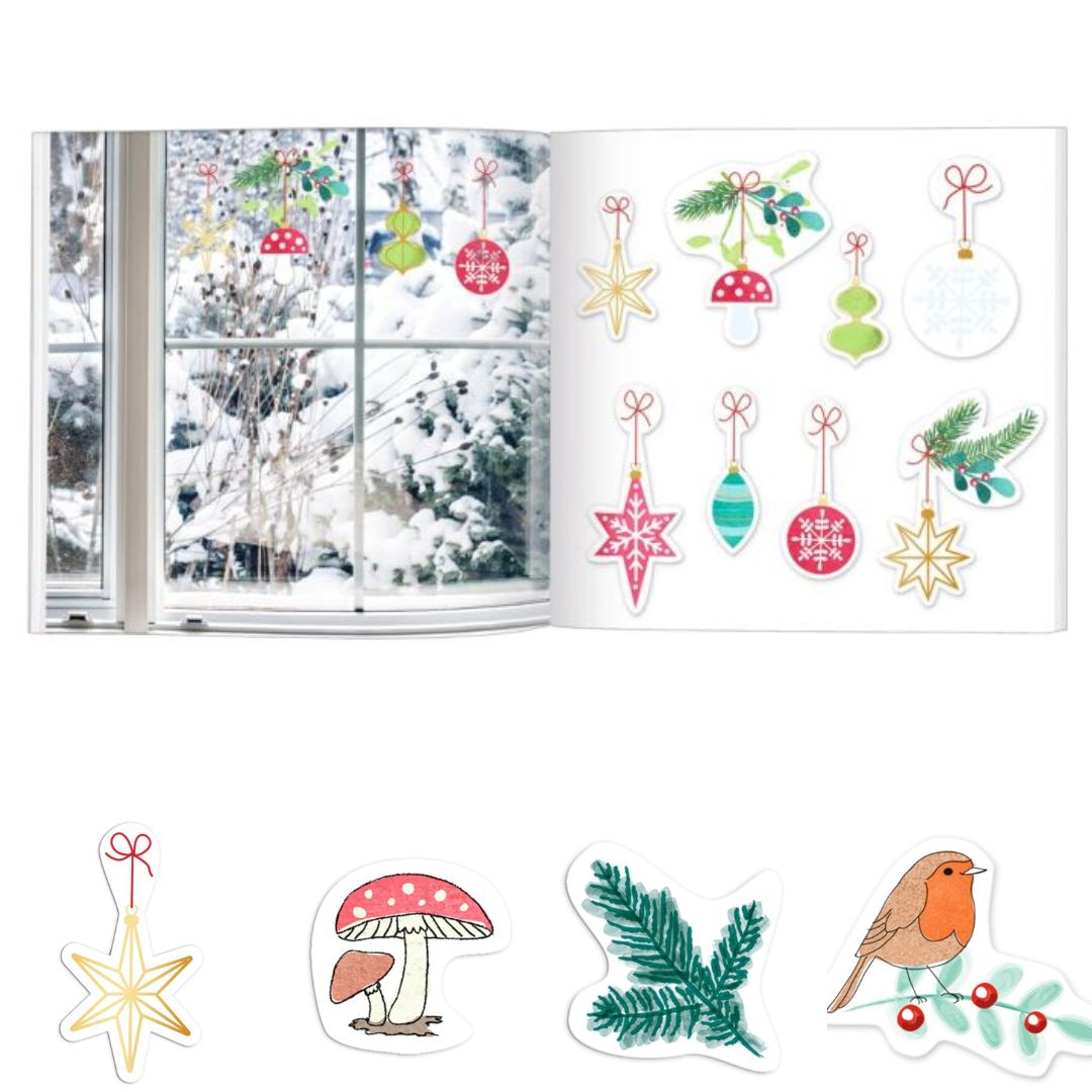 Fenstersticker-Buch Winterwunder