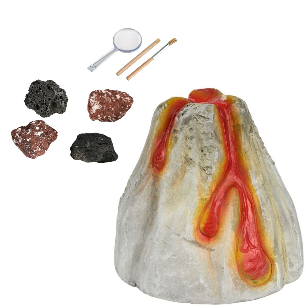 Ausgrabungs-Set Vulkangestein