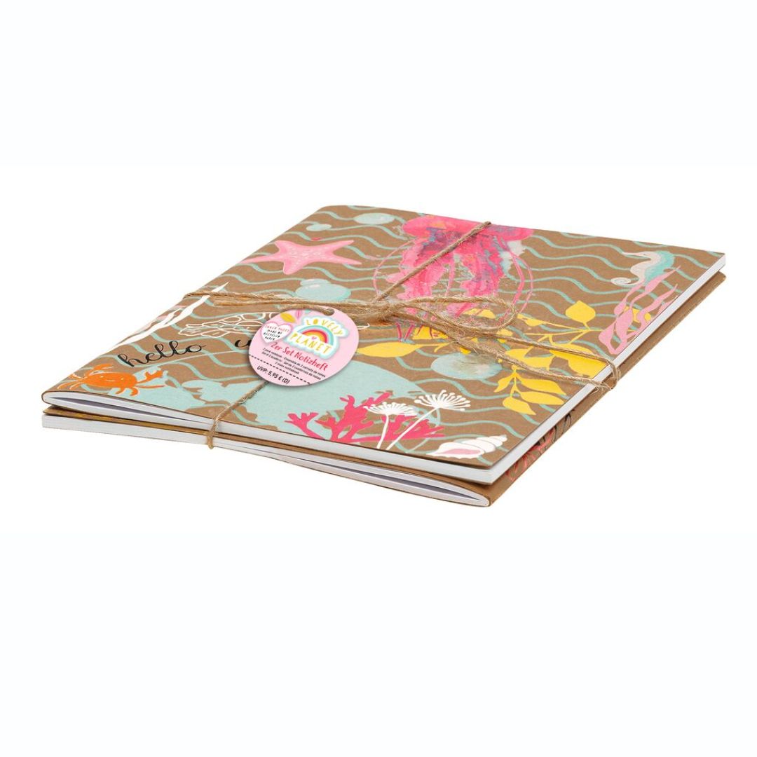 Lovely Planet 2er Set Notizheft