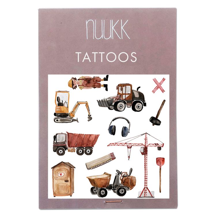 3025006 Kinder Tattoos Baustelle nuukk TAT.1.22 building site_web