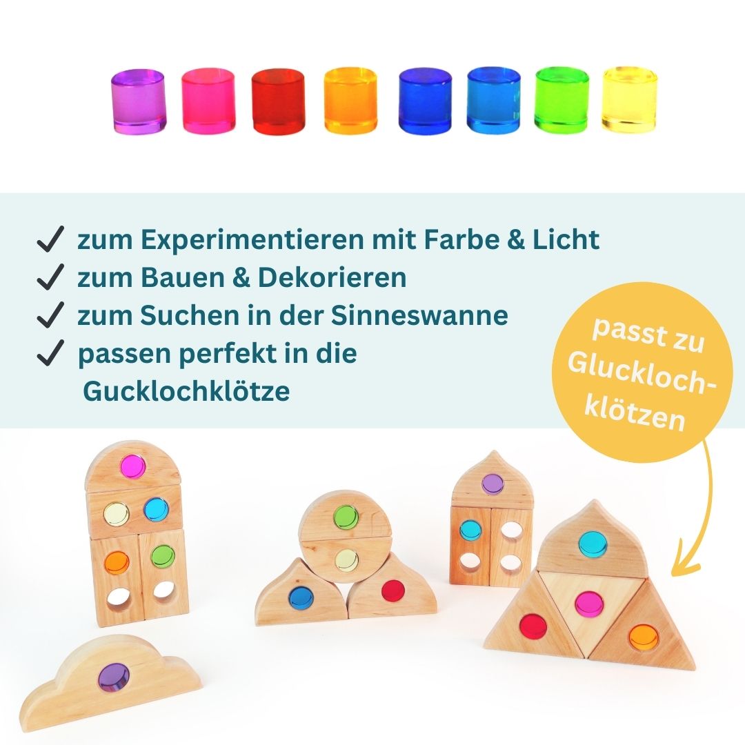 Bauspiel Lichtbauzylinder (16 Teile)