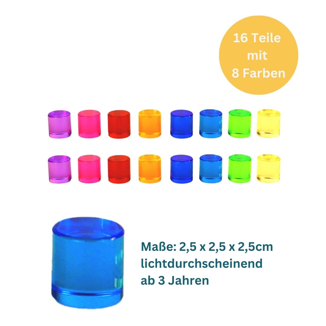 Bauspiel Lichtbauzylinder (16 Teile)
