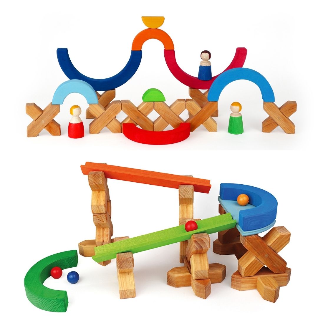 Bauspiel X-Klötze (16 Teile)