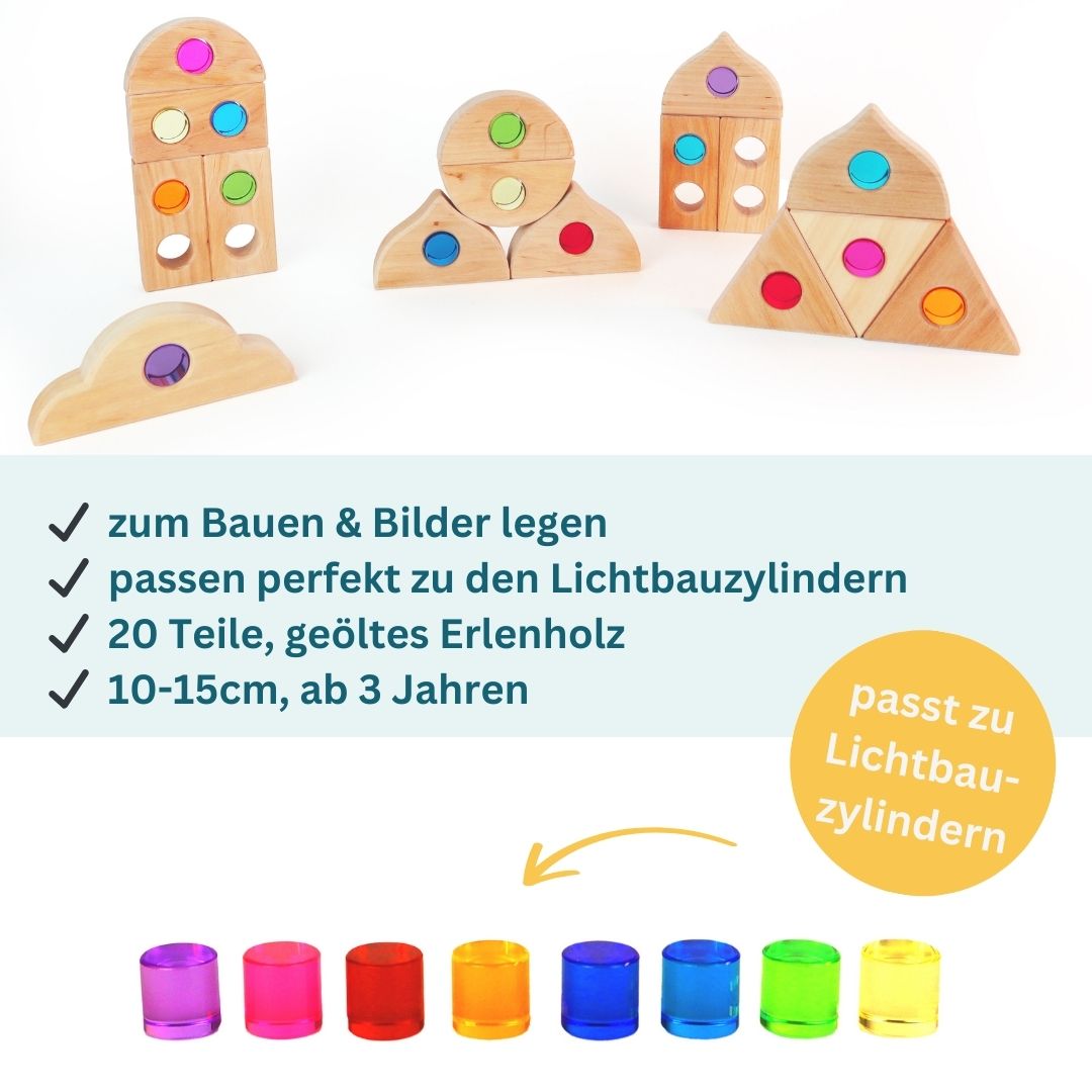 Bauspiel Gucklochklötze (20 Teile)