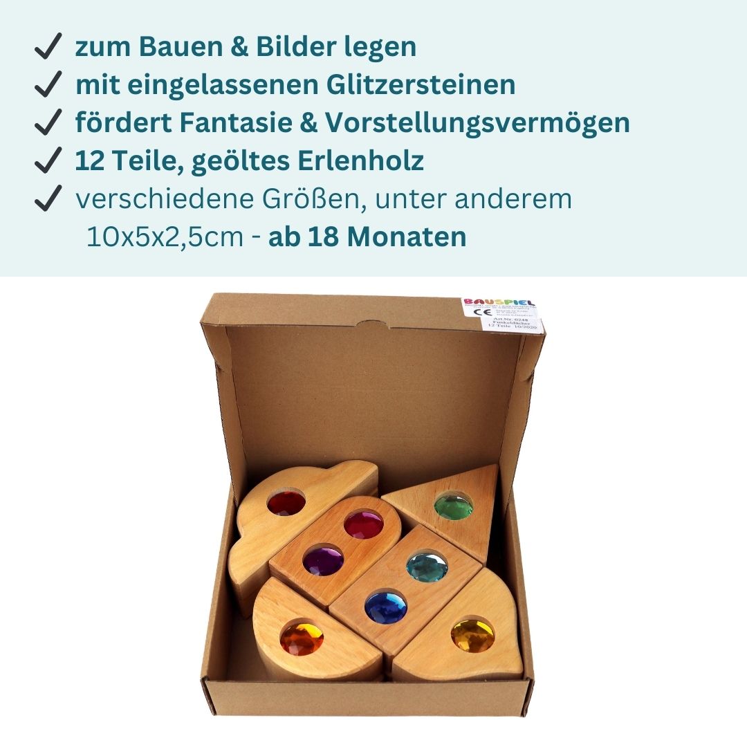 Bauspiel Funkeldächer (12 Teile)