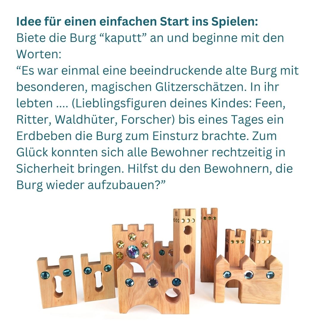 Bauspiel Kleines Märchenschloss (10 Teile)