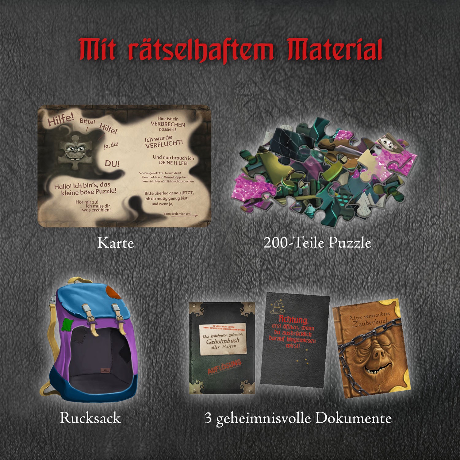 Story-Puzzle Das kleine böse Puzzle