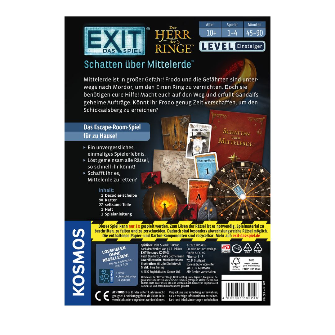 EXIT Herr der Ringe Schatten über Mittelerde (E)