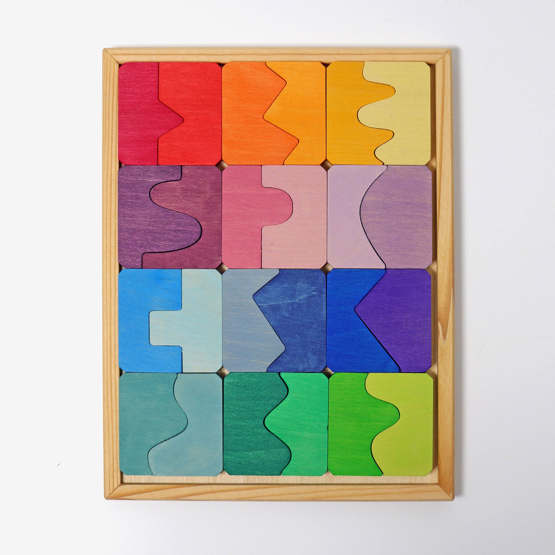 Konkav sucht konvex - holzpuzzle für kinder