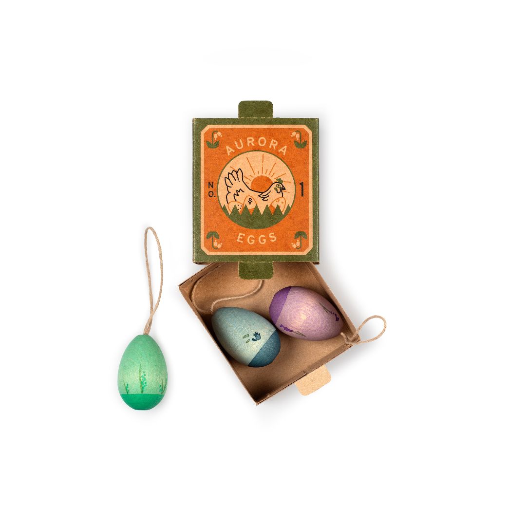 Aurora Eggs (kühle Farben)