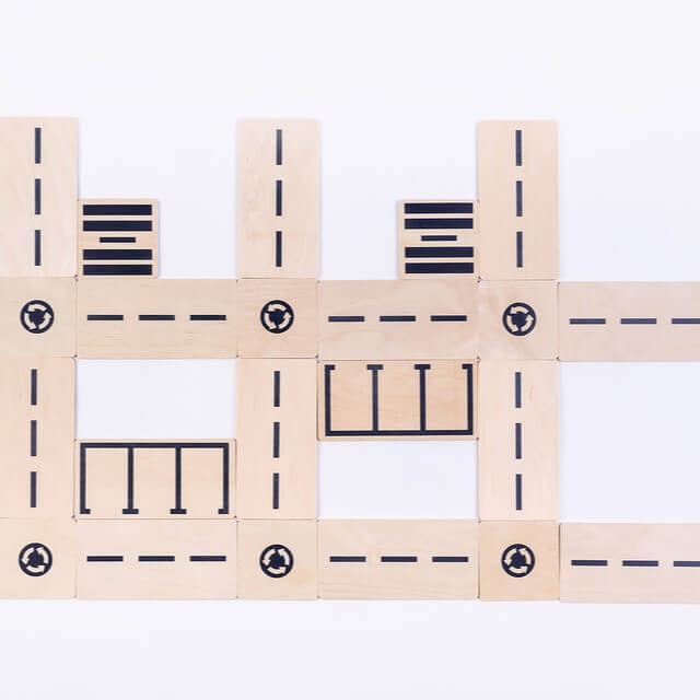 4002007 Just Roads Spielstraßen aus Holz 1 1zu1