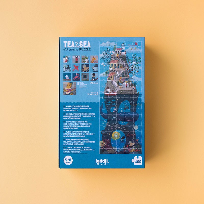 4015002 Londji Puzzle Tea by the sea 5-8 Back