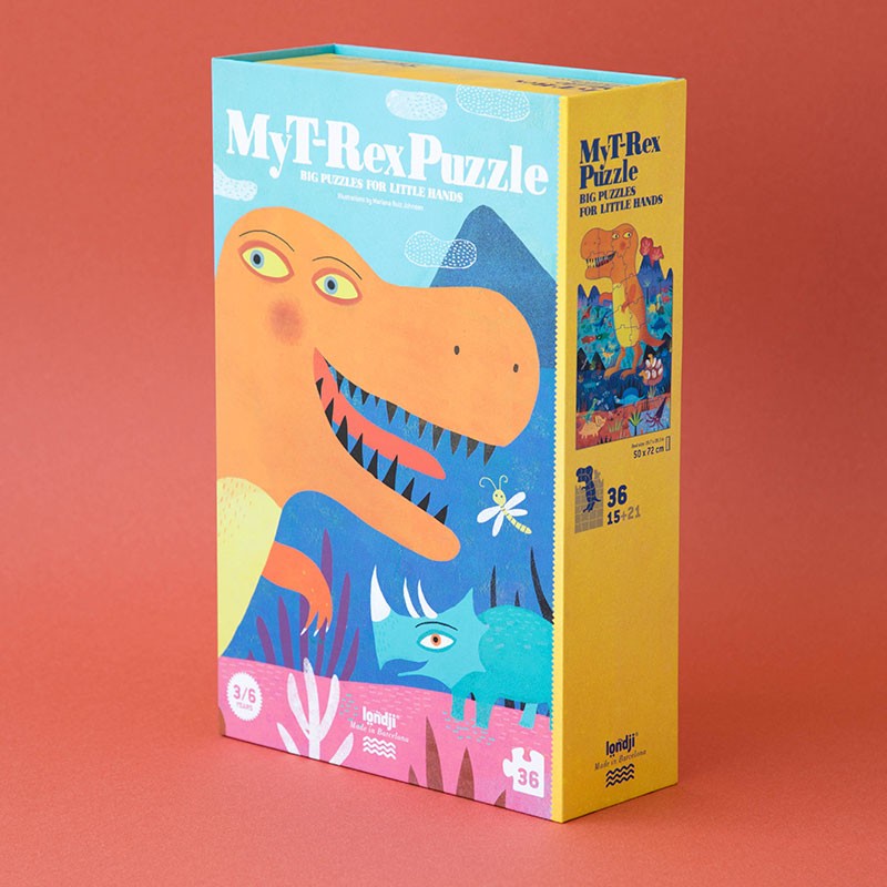 4015003 Londji Puzzle My T-Rex 3-6 Jahre Verpackung