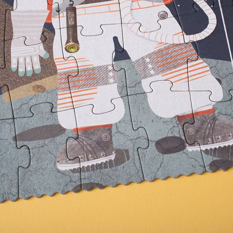 4015007 Londji Pocket Puzzle Astronaut 3-6 Jahre D4