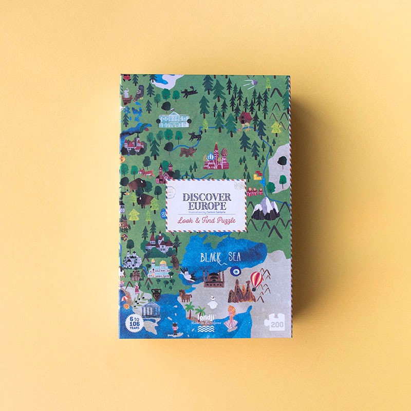 4015024 Londji Puzzle Discover Europe 6+ Cover