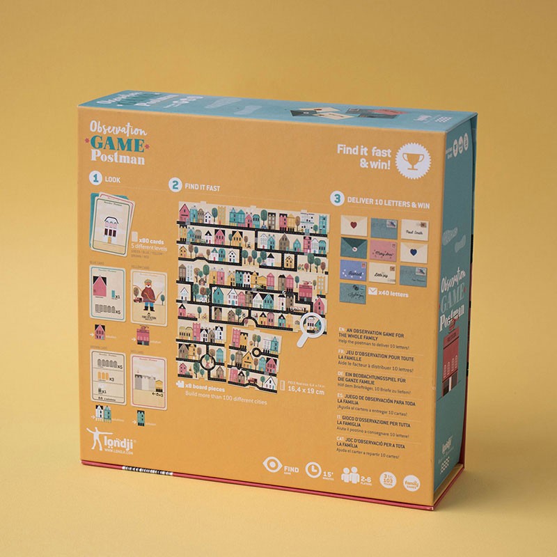 4015027 Londji Spiel Postman 4+ Rückseite