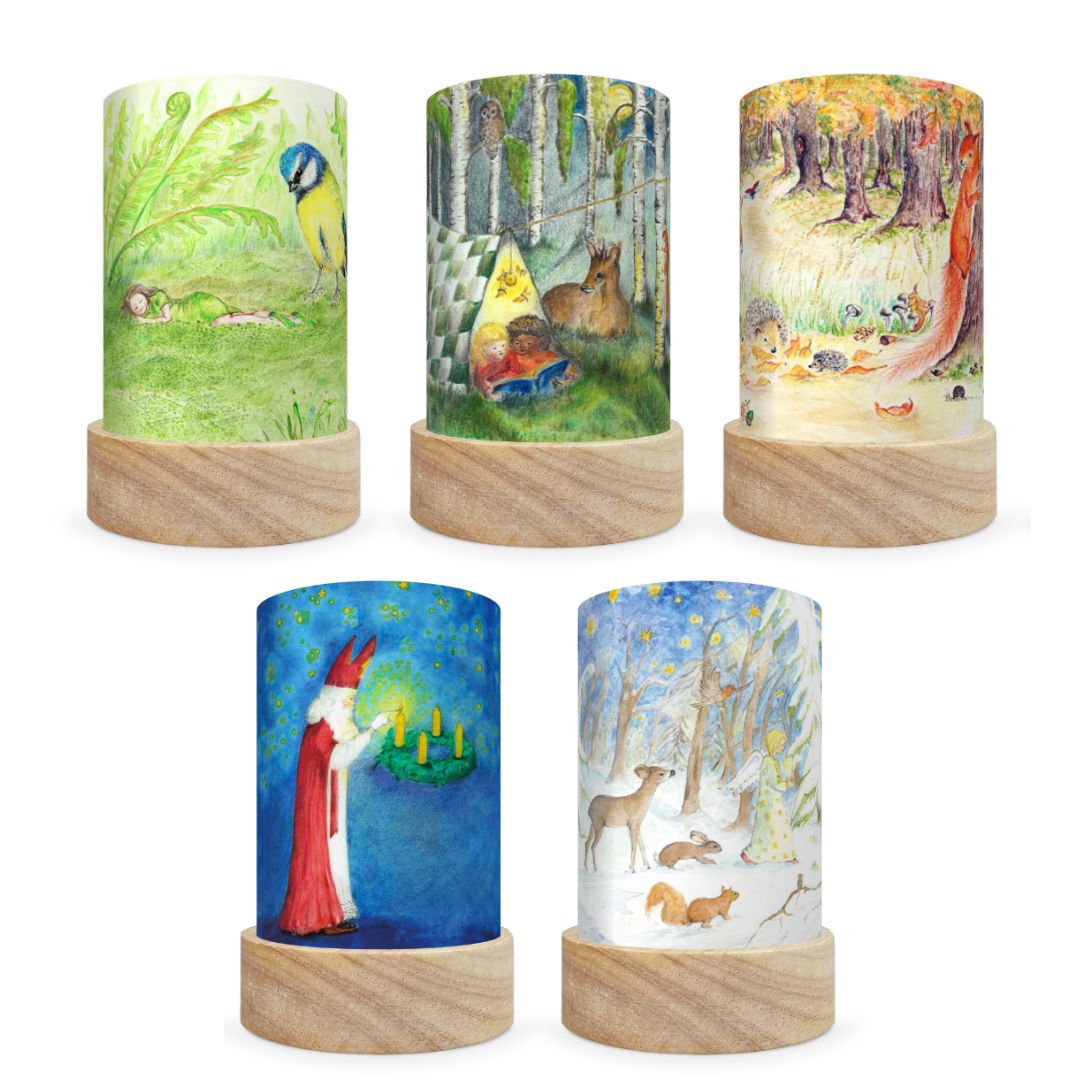 Jahreszeiten für Laterne (Eentje van Margo)