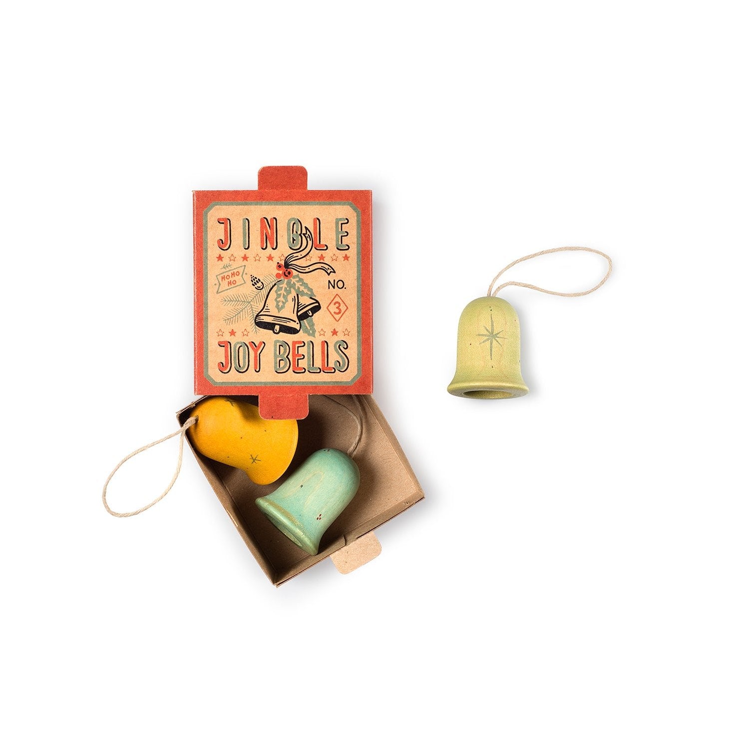 Jingle Joy Bells No3 Grapat Ornaments