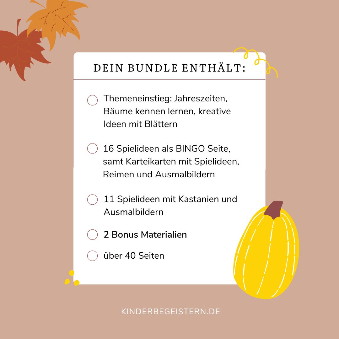 Herbst - Materialpaket (PDF)