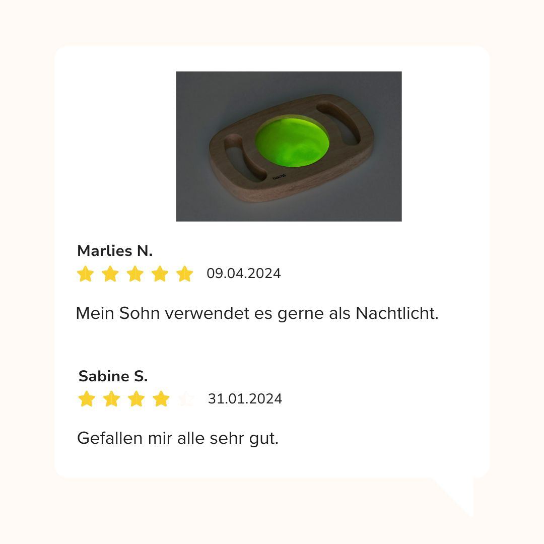 Leuchtzauber grün Rezension