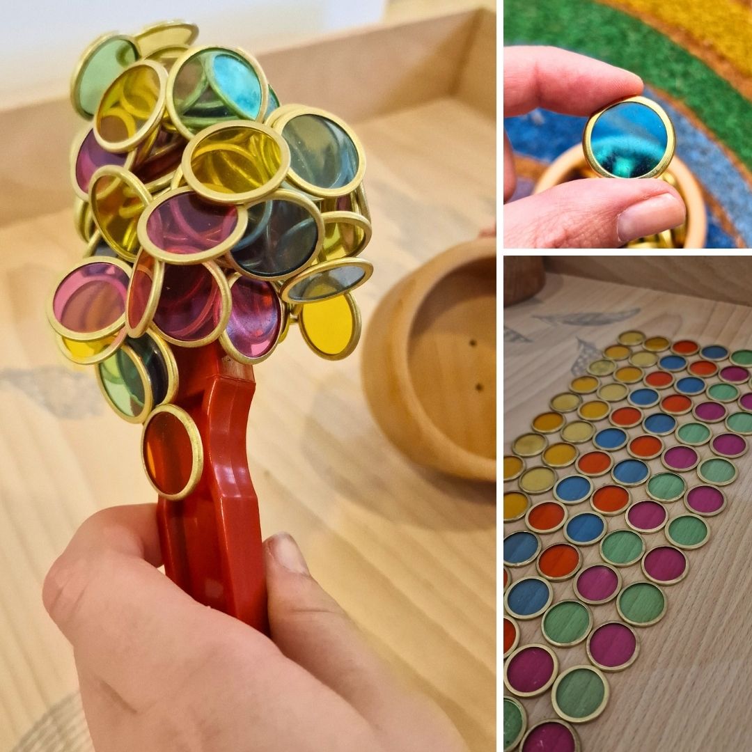 Magnetstab einzeln, bunt gemischt (3+)