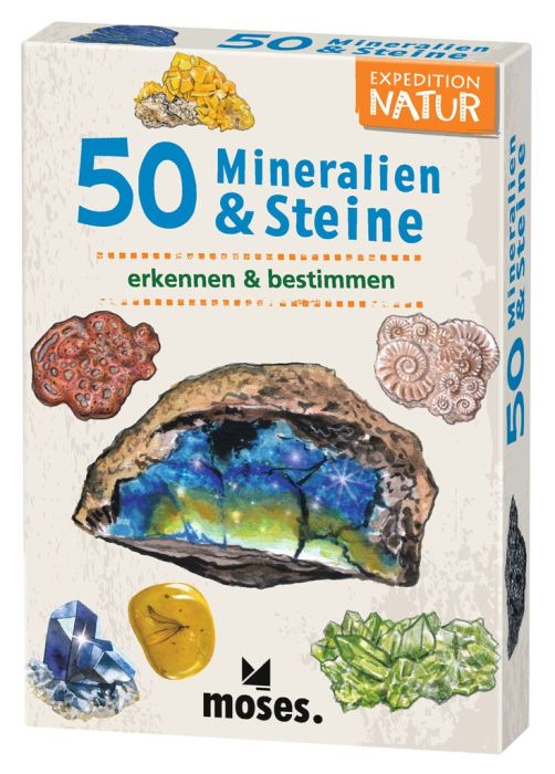 50 Mineralien und Steine