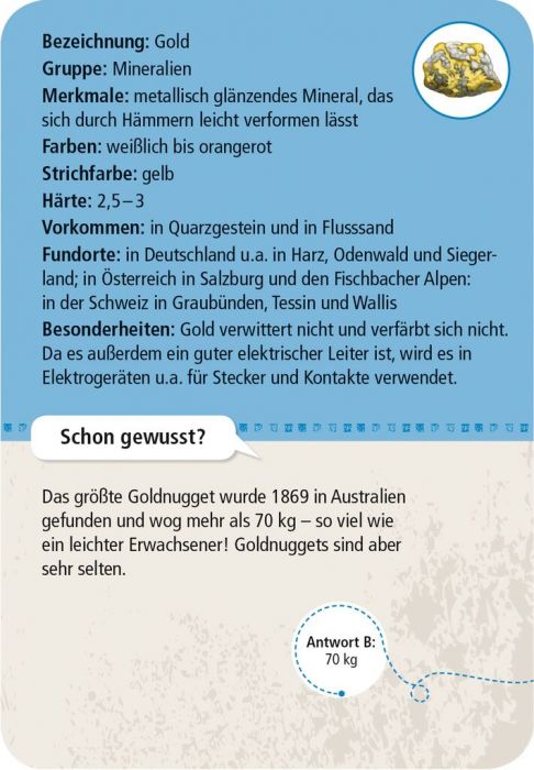 50 Mineralien und Steine