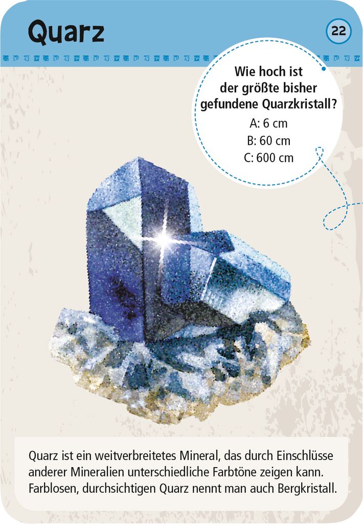 50 Mineralien und Steine