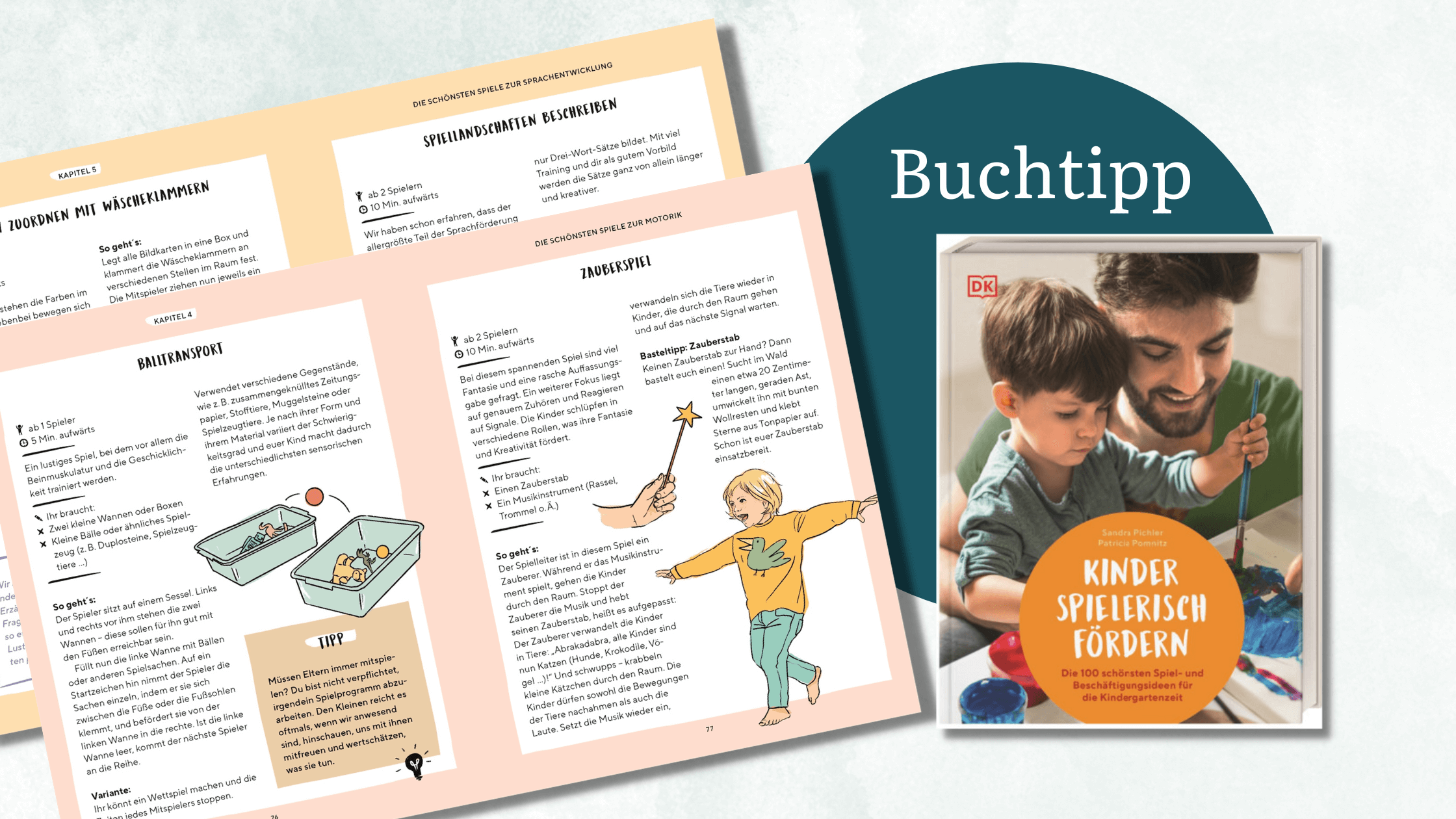 Kinder spielerisch fördern Newsletter Bilder querformat