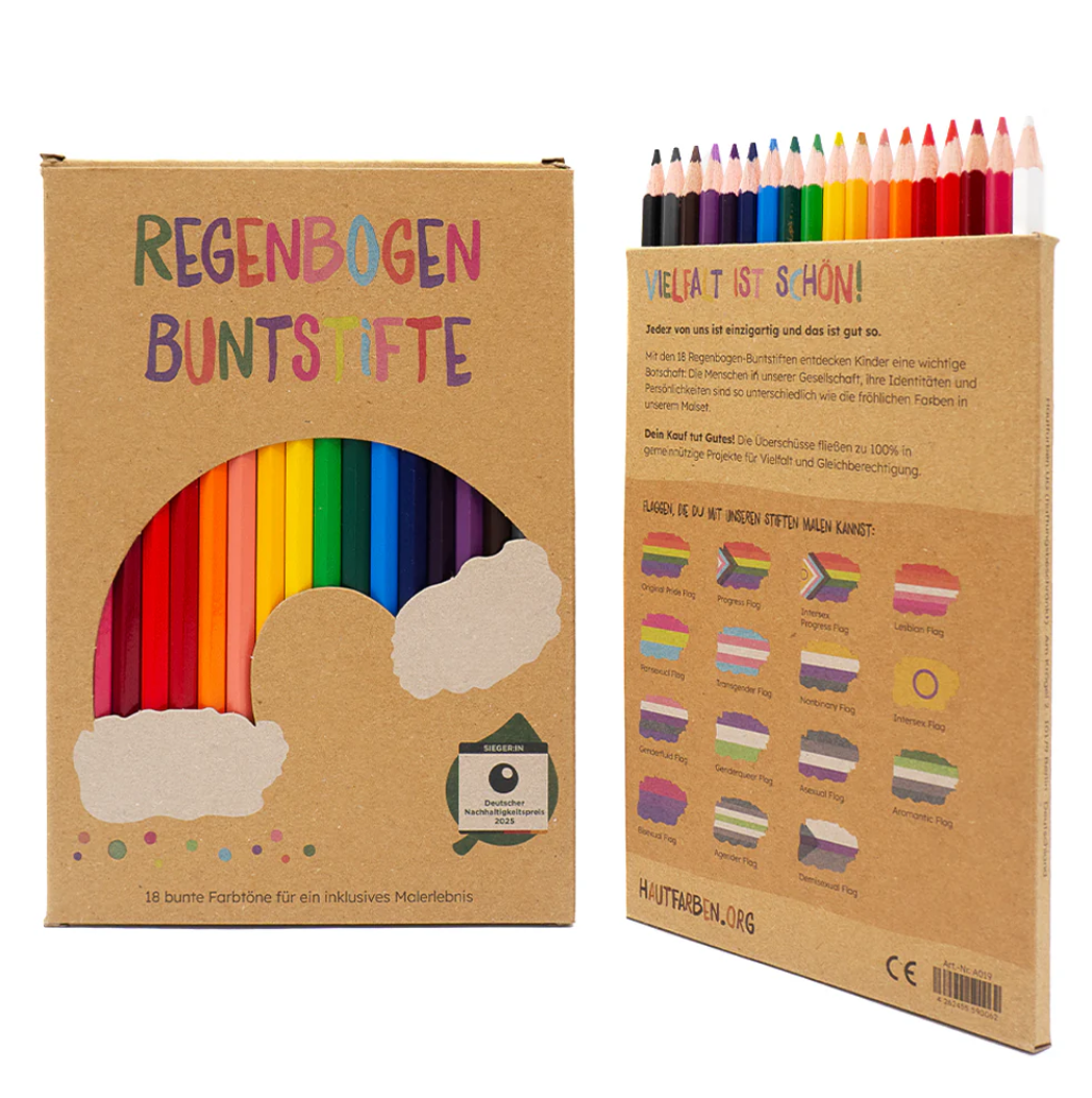 18 Regenbogen Buntstifte