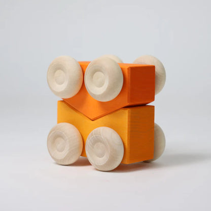 Stapelautos Orange (2 Stück)