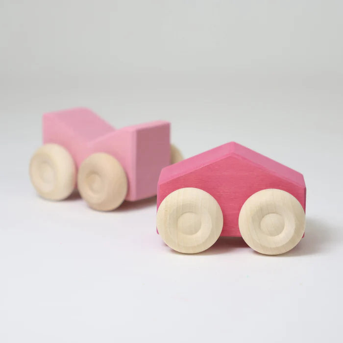 Stapelautos Rosa (2 Stück)