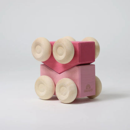 Stapelautos Rosa (2 Stück)