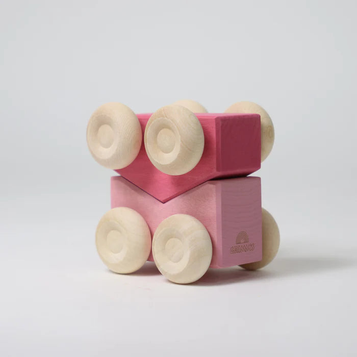 Stapelautos Rosa (2 Stück)