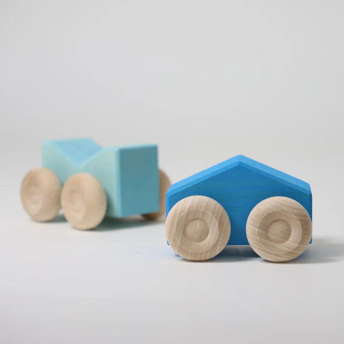 Stapelautos Blau (2 Stück)