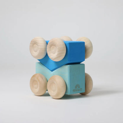 Stapelautos Blau (2 Stück)