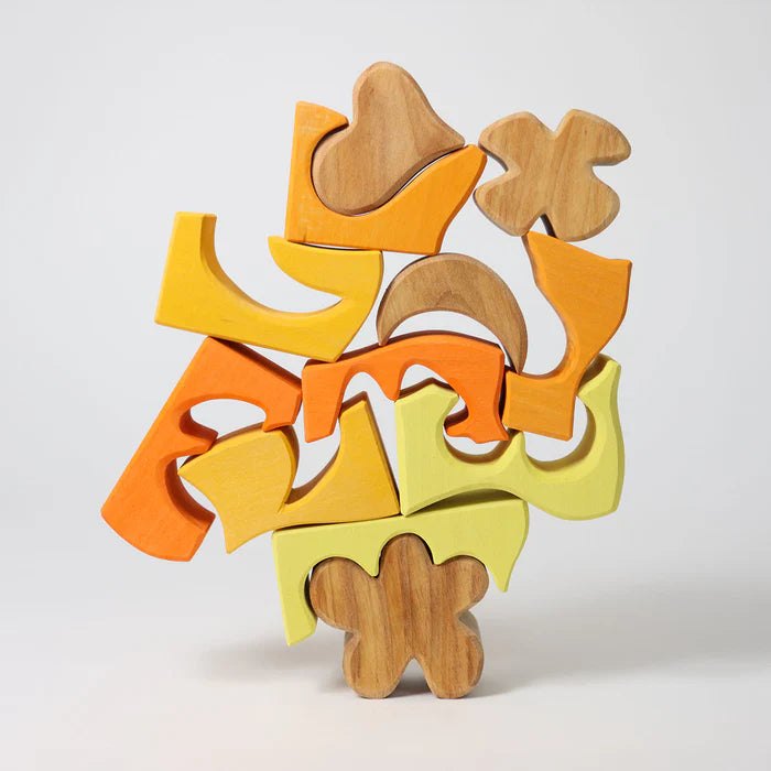 Bauspiel Symbole Gelb