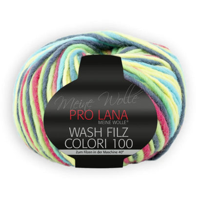 Filzwolle Colori (grün gelb blau)
