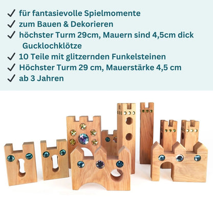 Bauspiel Kleines Märchenschloss (10 Teile)