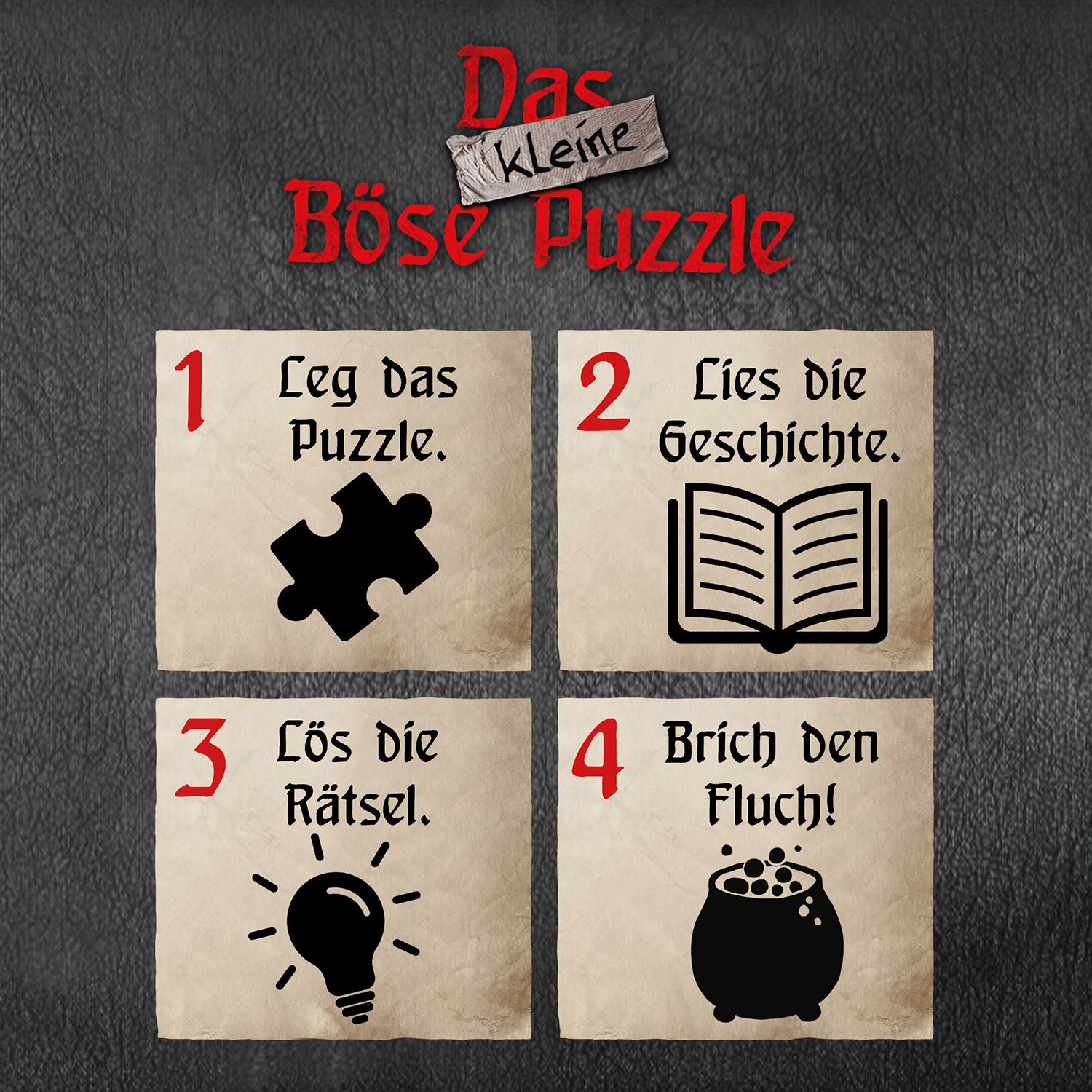 Story-Puzzle Das kleine böse Puzzle