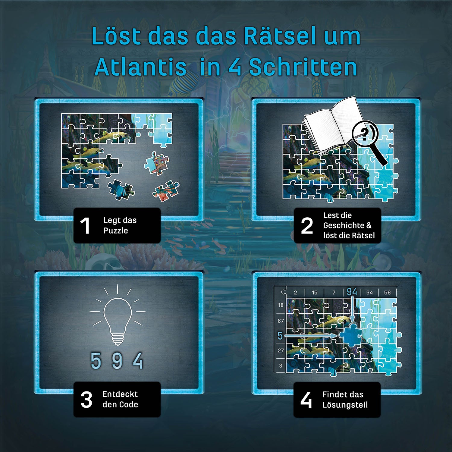 EXIT Puzzle Der Schlüssel von Atlantis