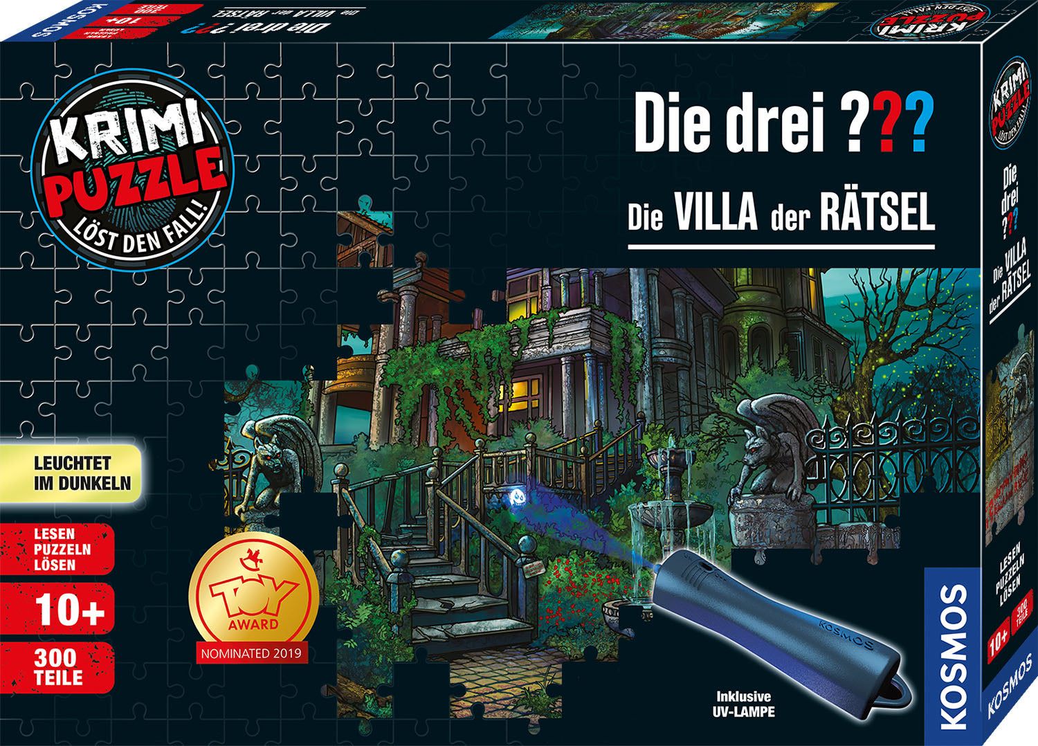 Krimipuzzle Die drei ??? Die Villa der Rätsel