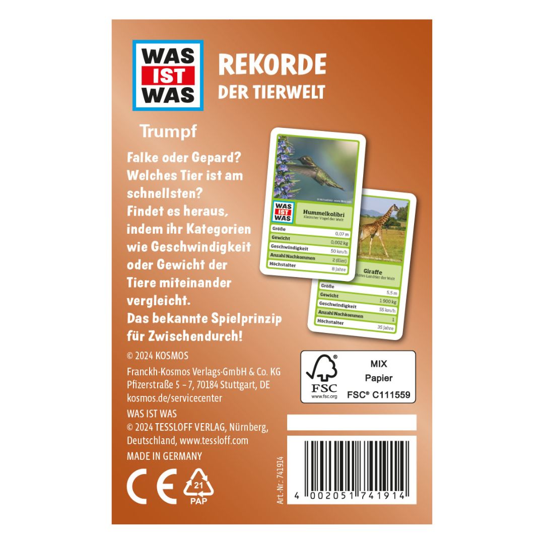 WAS IST WAS Trumpf Rekorde der Tierwelt