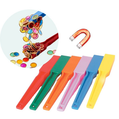Magnetstab einzeln, bunt gemischt (3+)