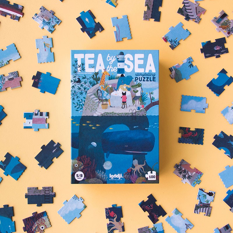 4015002 Londji Puzzle Tea by the sea 5-8 Cover kreativ