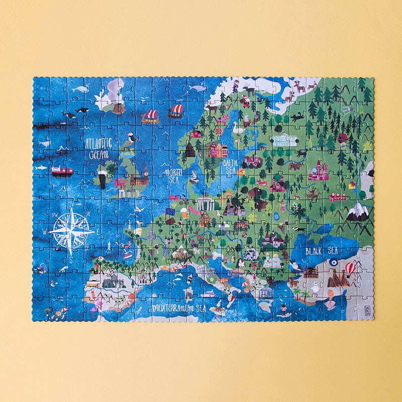 4015024 Londji Puzzle Discover Europe 6+ Ergebnis